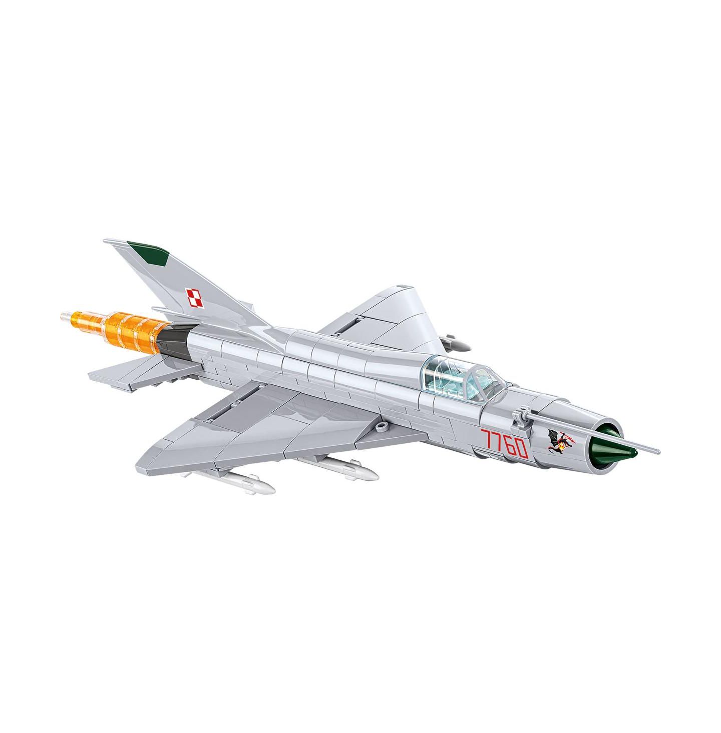 Детский конструктор COBI Armed Forces MiG-21 MF Polish and Soviet Markings 381-Piece Building Set, Ages 8+ — фото 2