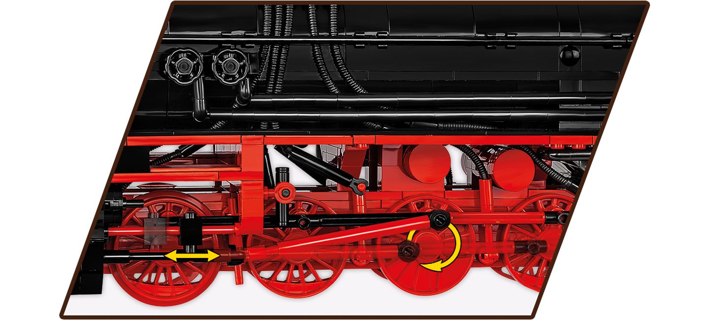 Детский конструктор COBI Trains DR BR 52 German Steam Locomotive 2505-Piece Building Set, Ages 10+ — фото 3