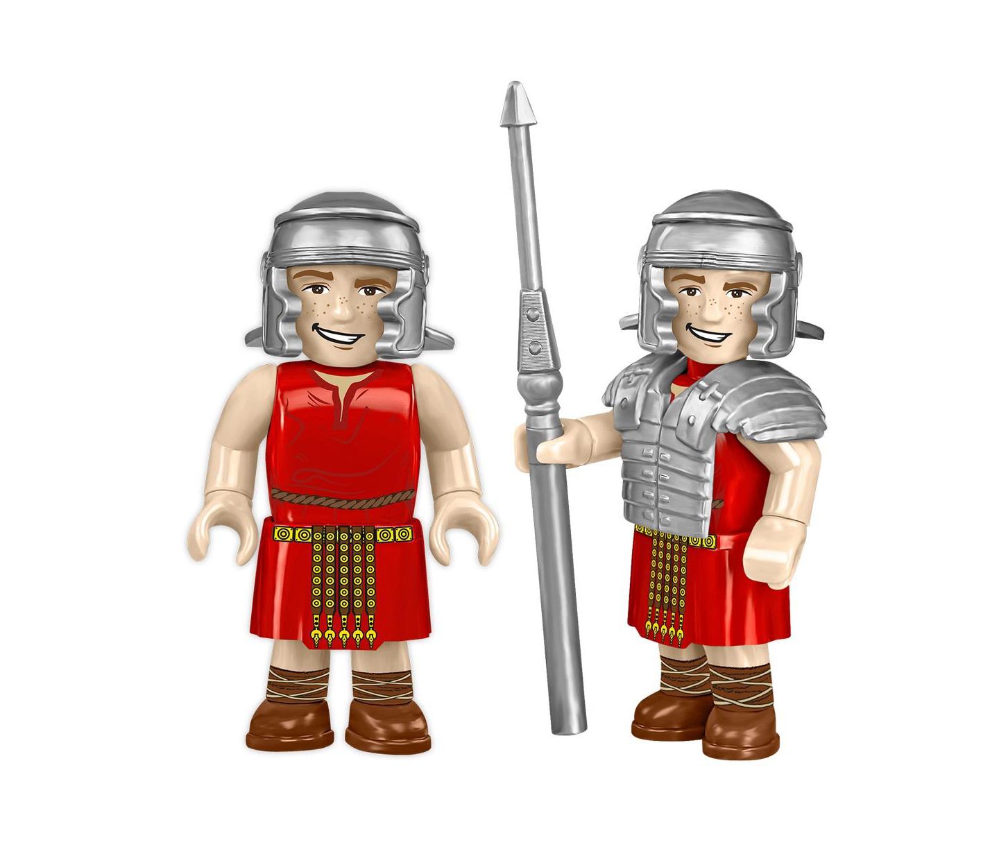 Детский конструктор COBI Imperium Romanum Roman Camp - Gate 591-Piece Building Set, Ages 8+ — фото 5