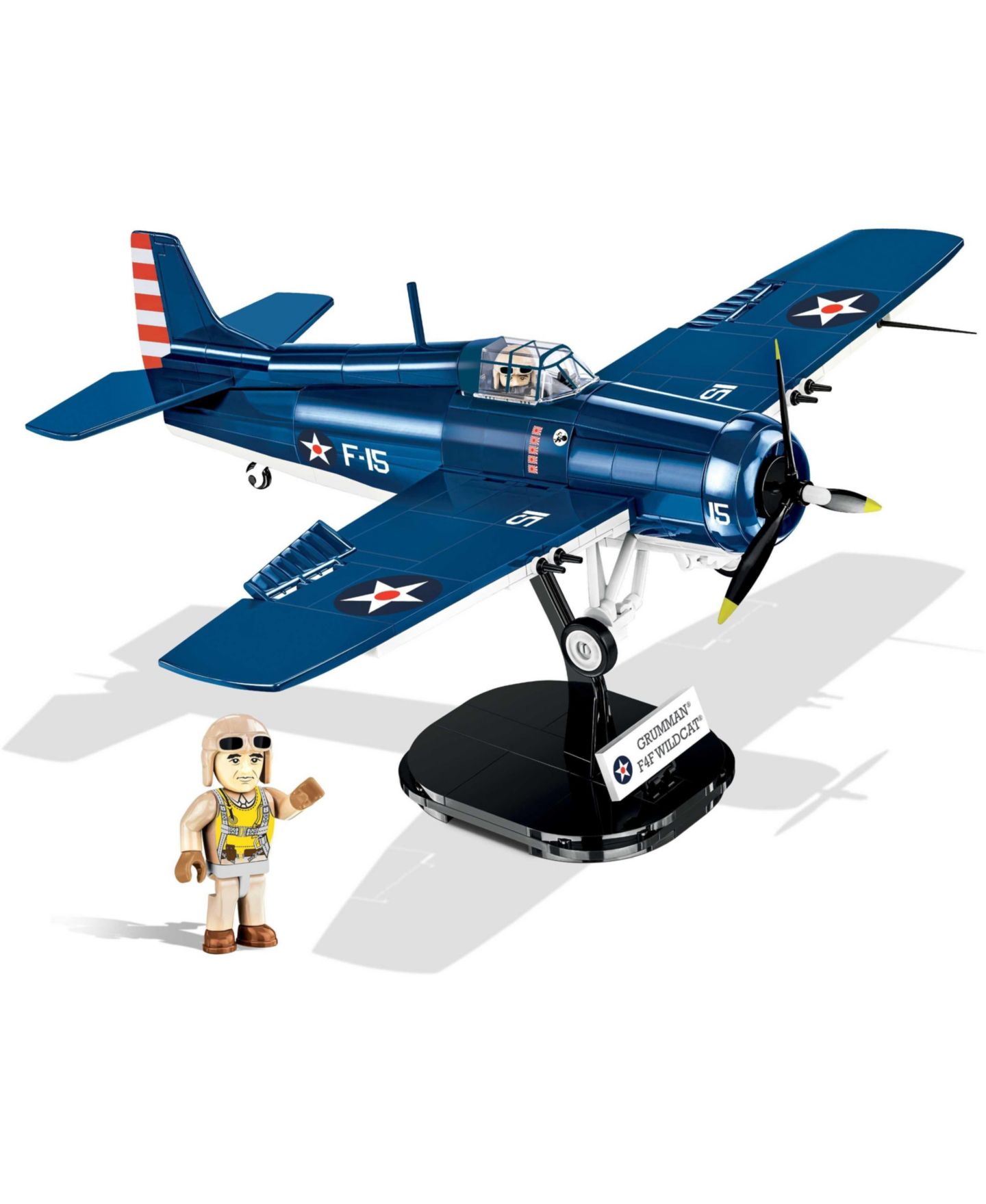 Детский конструктор COBI Historical Collection World War II F4F Wildcat 375-Piece Building Set, Ages 7+ — фото 6