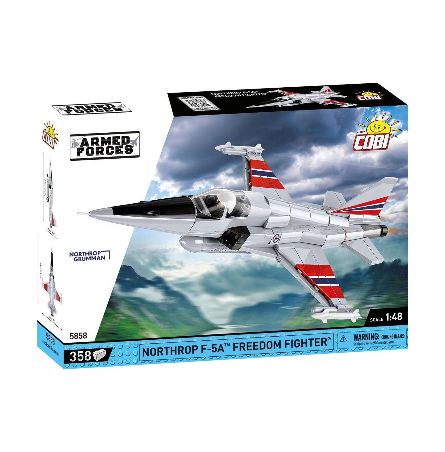 Детский конструктор COBI Armed Forces Northrop F-5A Freedom Fighter 358-Piece Building Set, Ages 6+ — фото 2
