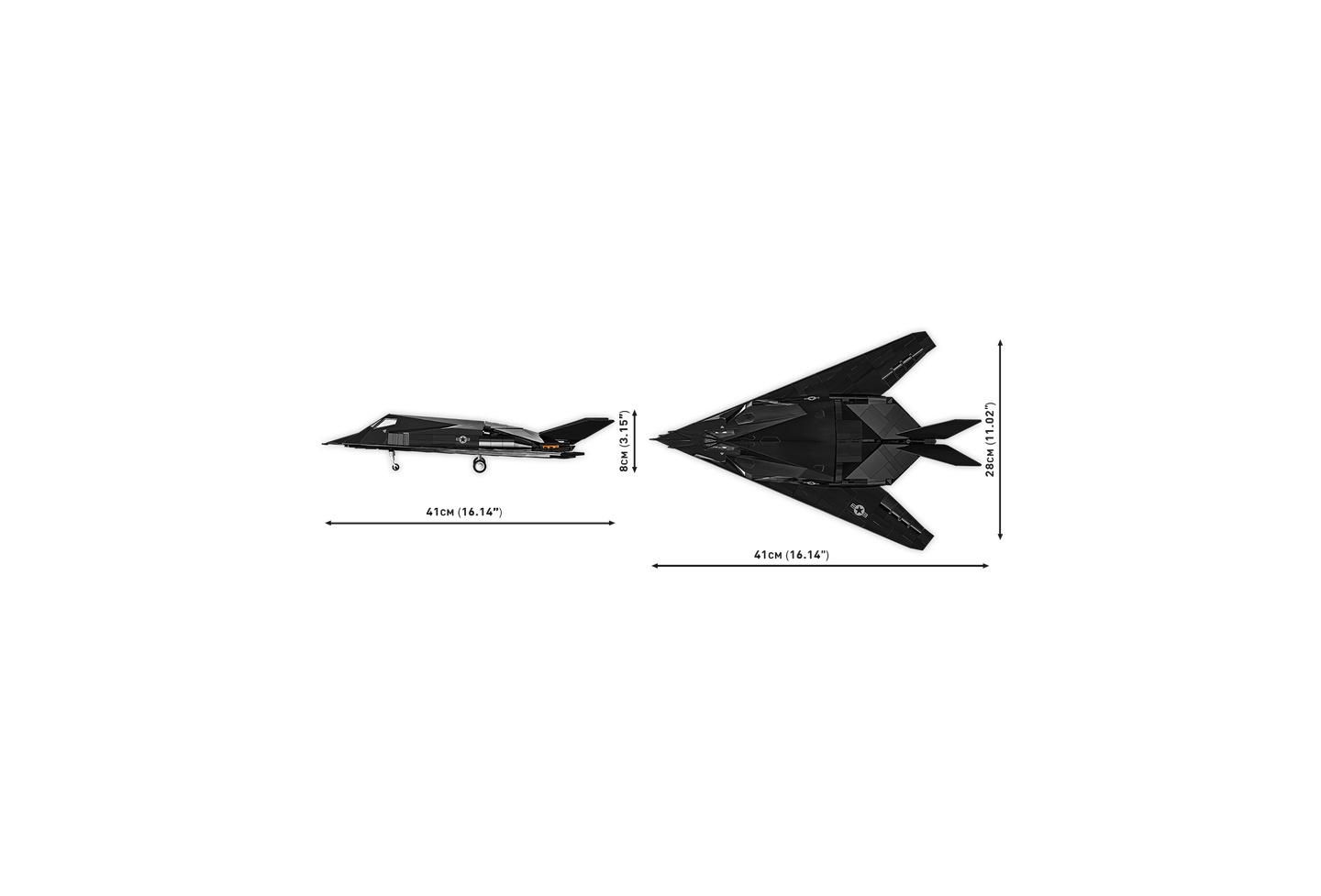 Детский конструктор COBI Armed Forces F-117 Nighthawk Aircraft 795-Piece Building Set, Ages 9+ — фото 4