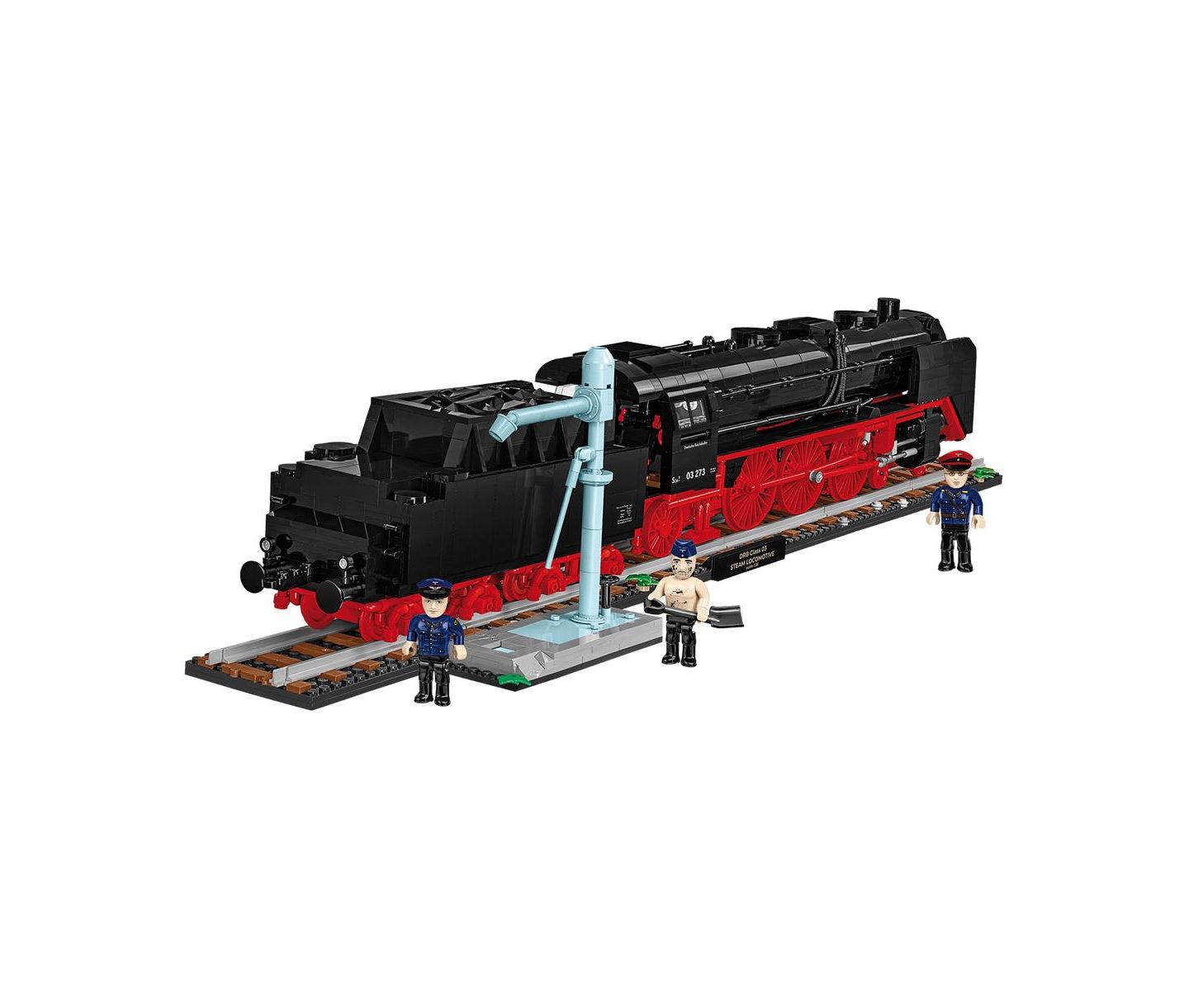 Детский конструктор COBI Historical Collection Steam Locomotive DR BR 03 and Water Crane 2721-Piece Building Set, Ages 10+ — фото 6