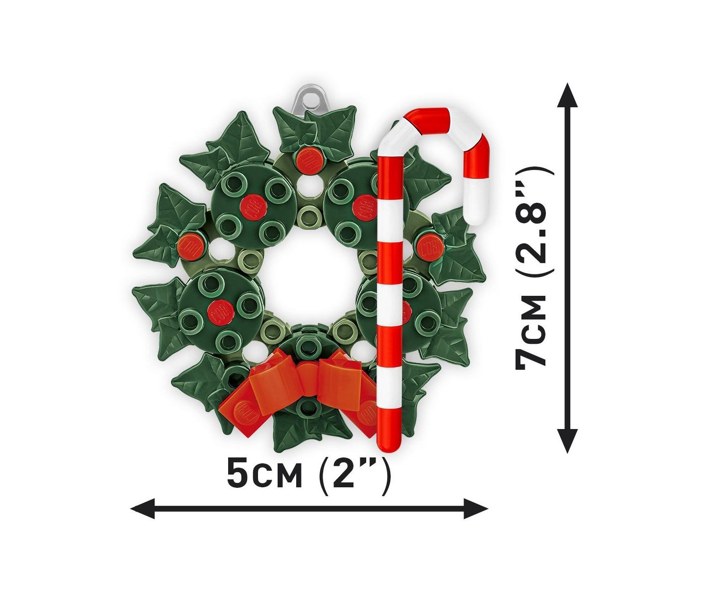 Детский конструктор COBI Holiday Ornaments Christmas Tree Decorations Wreath 51-Piece Building Set, Ages 5+ — фото 4