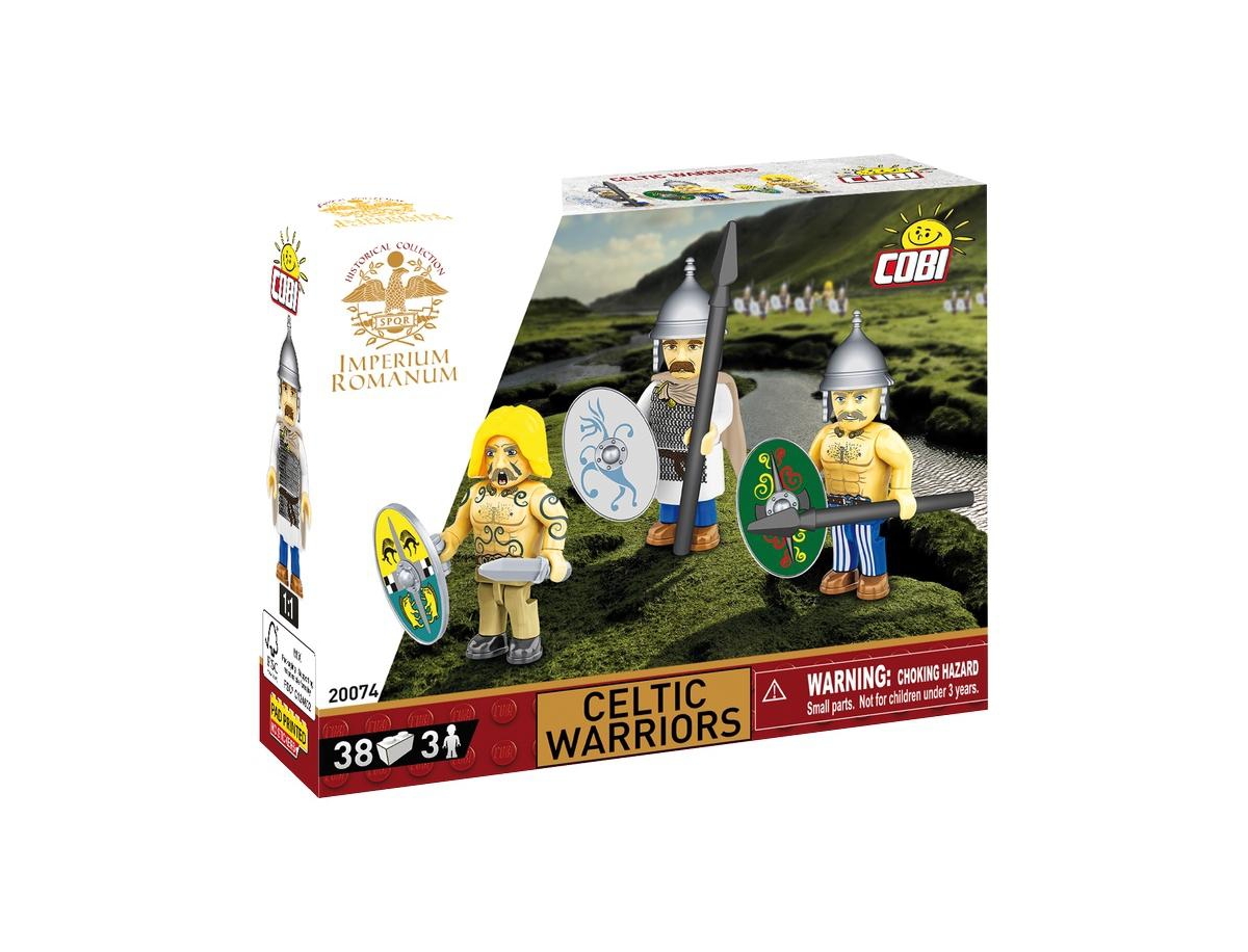 Cobi Imperium Romanum Celtic Warriors 38-Piece Building Set, Ages 5+