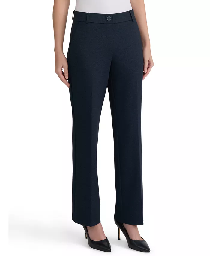 Women's Faux-Fly Pull-On Straight-Leg Pants - thumbnail 5