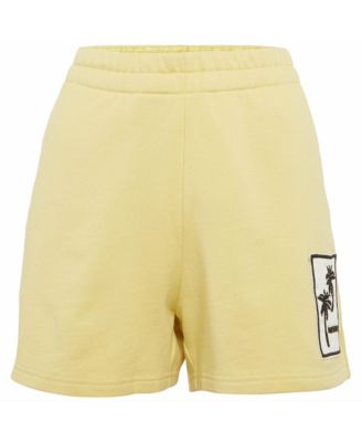 Women's Mid-Rise Pull-On Palm Applique Shorts, 7" Inseam