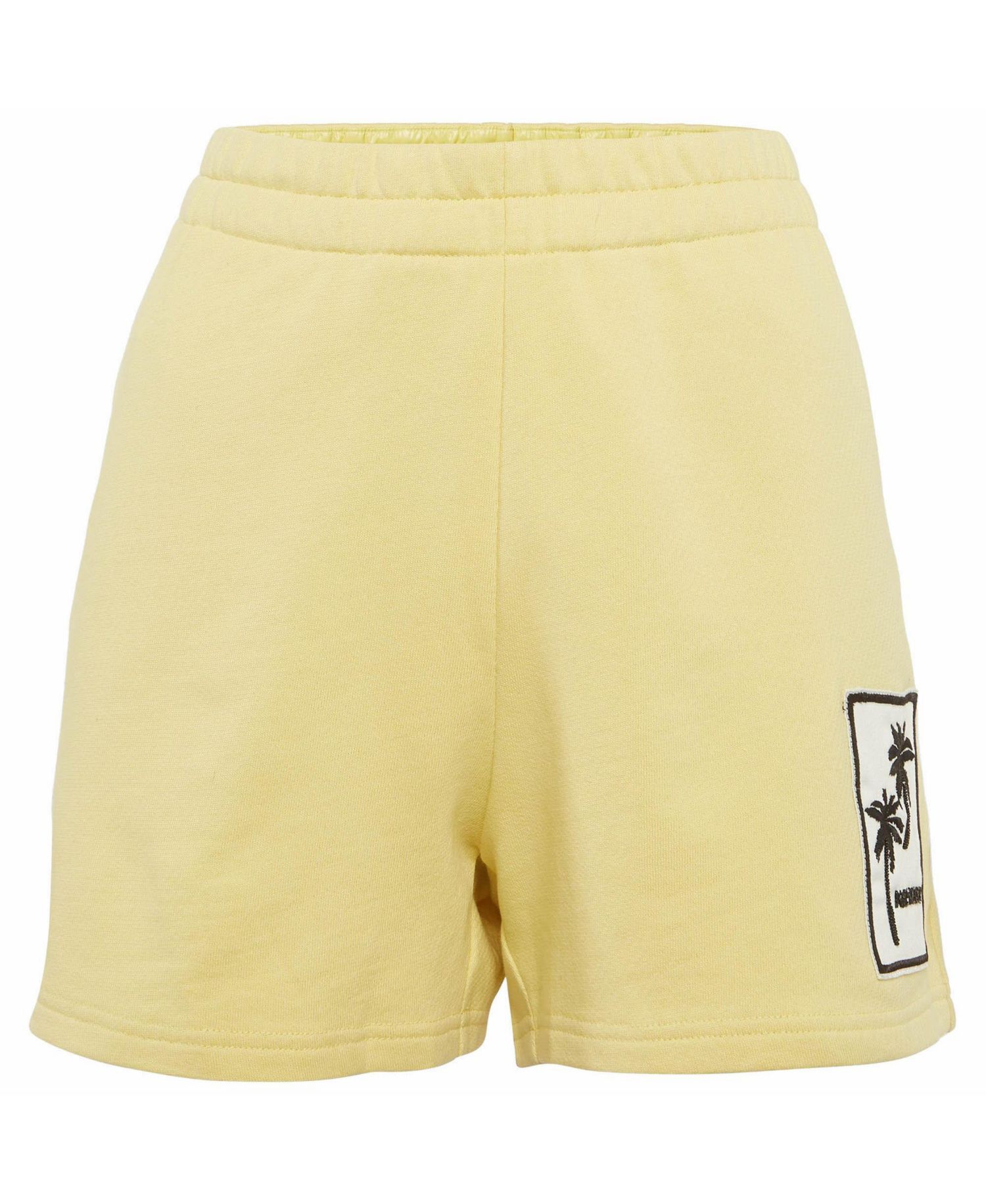 Women's Mid-Rise Pull-On Palm Applique Shorts, 7" Inseam