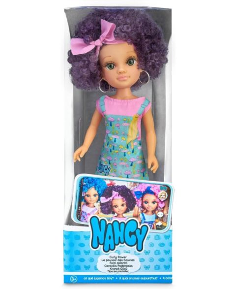 Детская кукла Nancy Curly Power Curly Hair Fashion Doll, Ages 3+