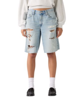 Premium Women's Baggy Dad Mid-Rise Jorts