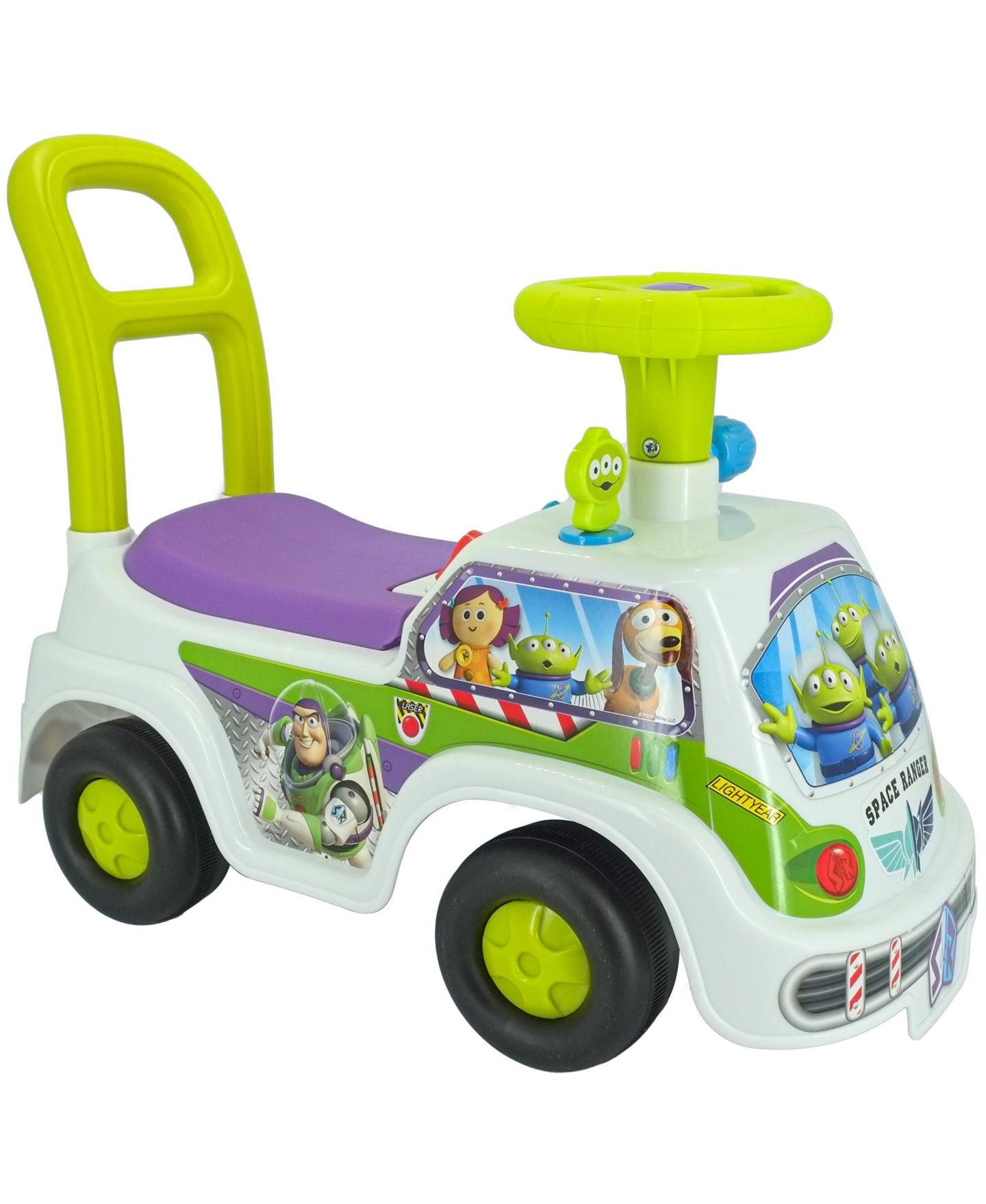 Детская игрушка Kiddieland Lights N' Sounds Adventure Ride-On Buzz Lightyear with Lights and Sounds, Ages 1+ — фото 2