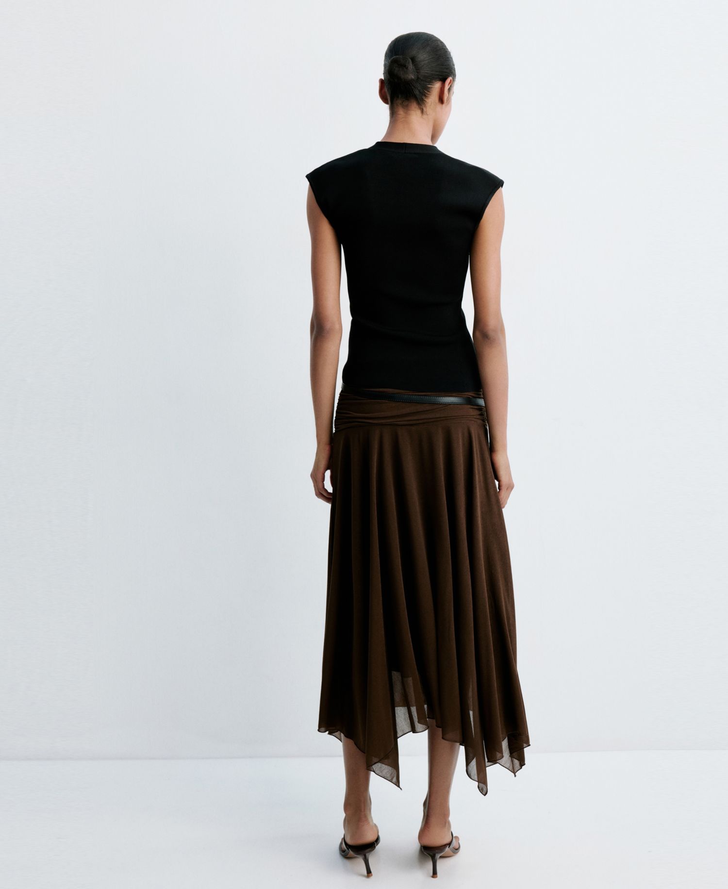 Women's Catherin Culotte Wide-Leg High-Rise Dark-Rinse Jeans