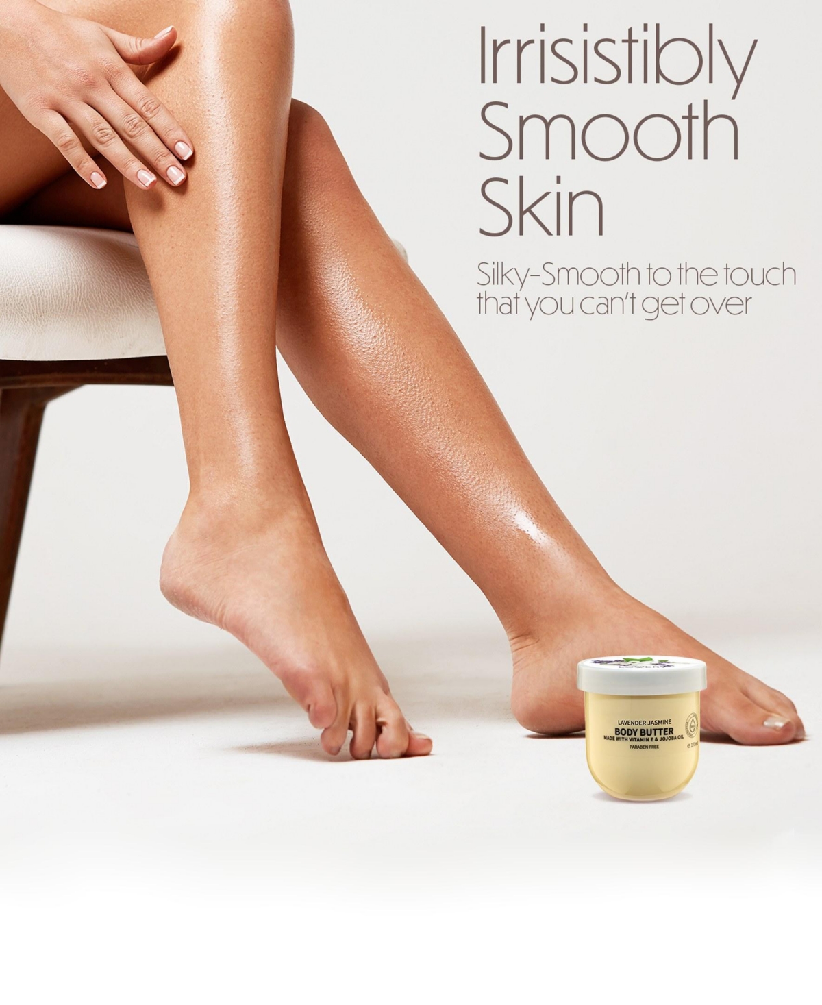 Lovery Lavender Jasmin Whipped Body Butter, 2-Pack Body Care Set