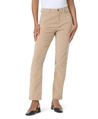 Women's Amanda High-Rise Corduroy Straight-Leg Jeans