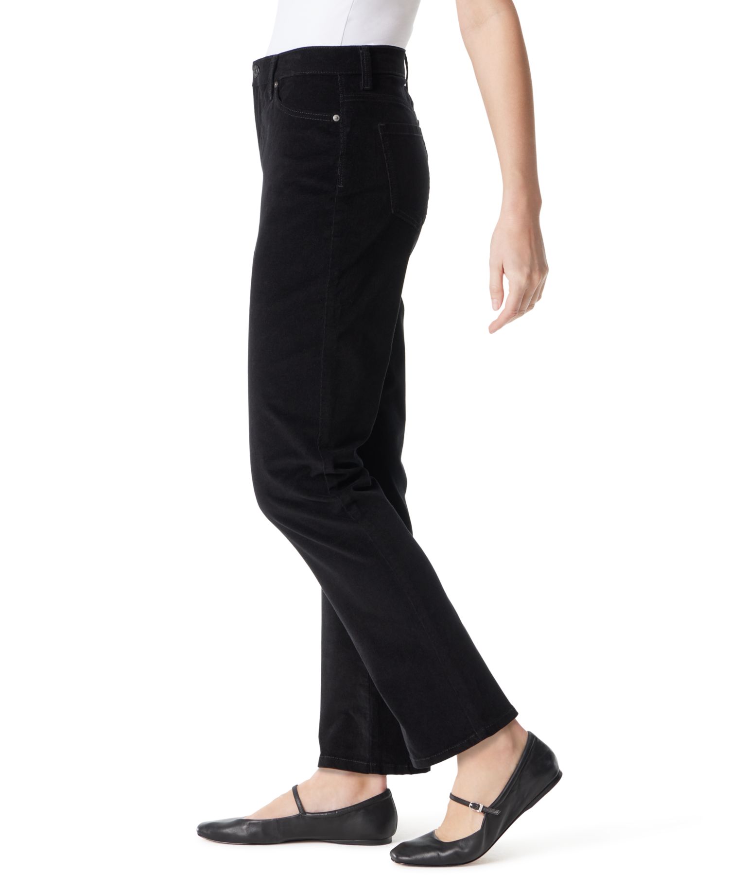Women's Amanda High-Rise Corduroy Straight-Leg Jeans
