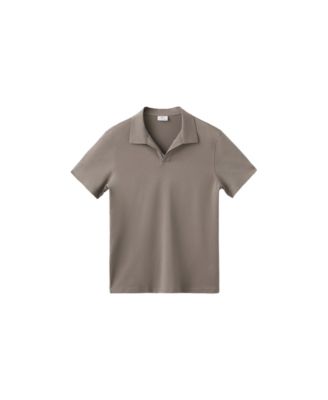 Men's Slim-Fit Cotton-Blend Pique Polo Shirt