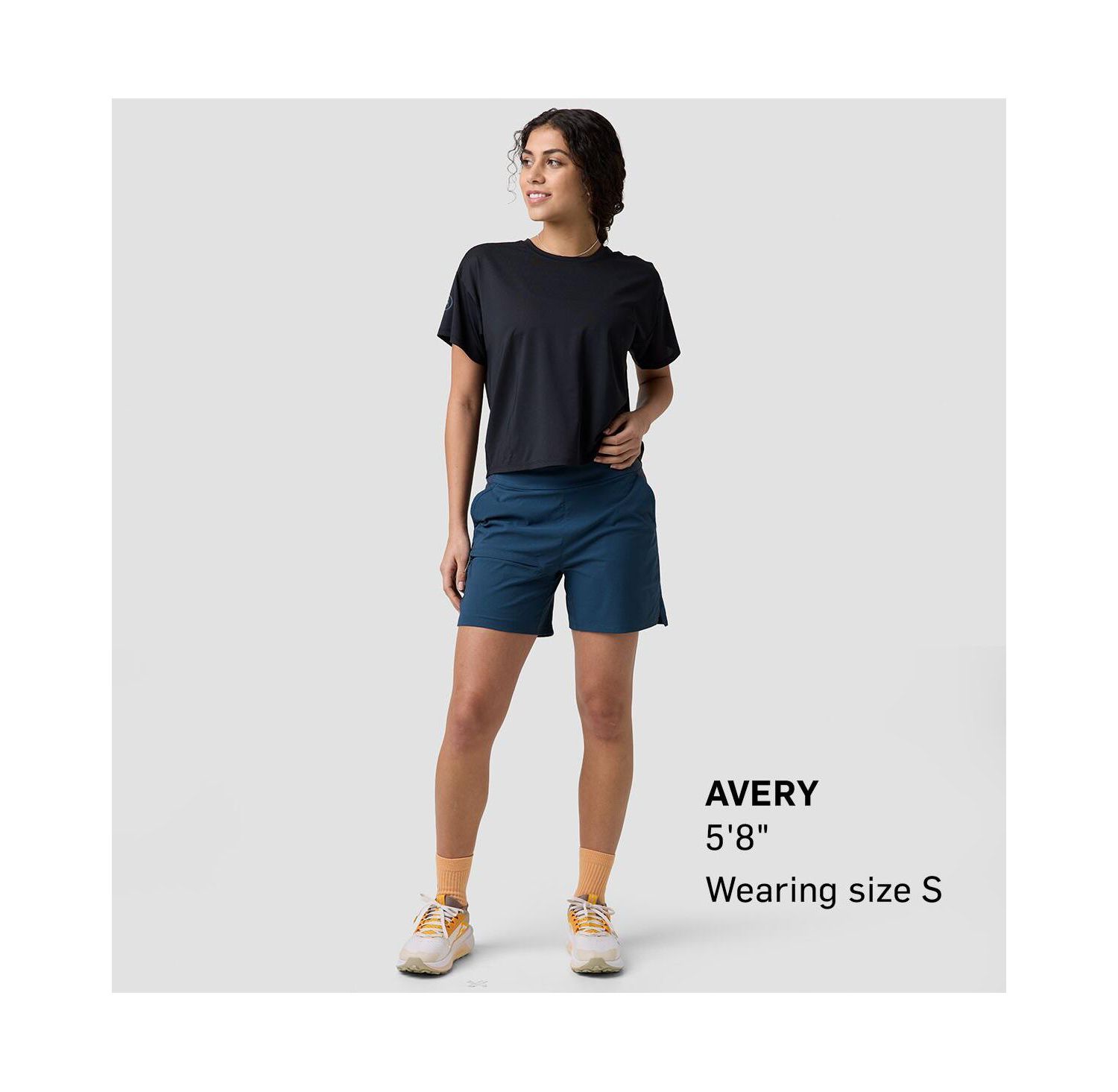 Women's Wasatch Adventure Run Drop-Needle Grid Knit Cropped Short-Sleeve T-Shirt