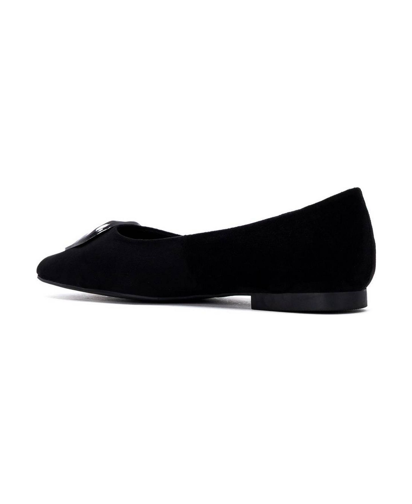 Женские балетки XTI Suede Ballet Flats, цвет: Чёрный — фото 3