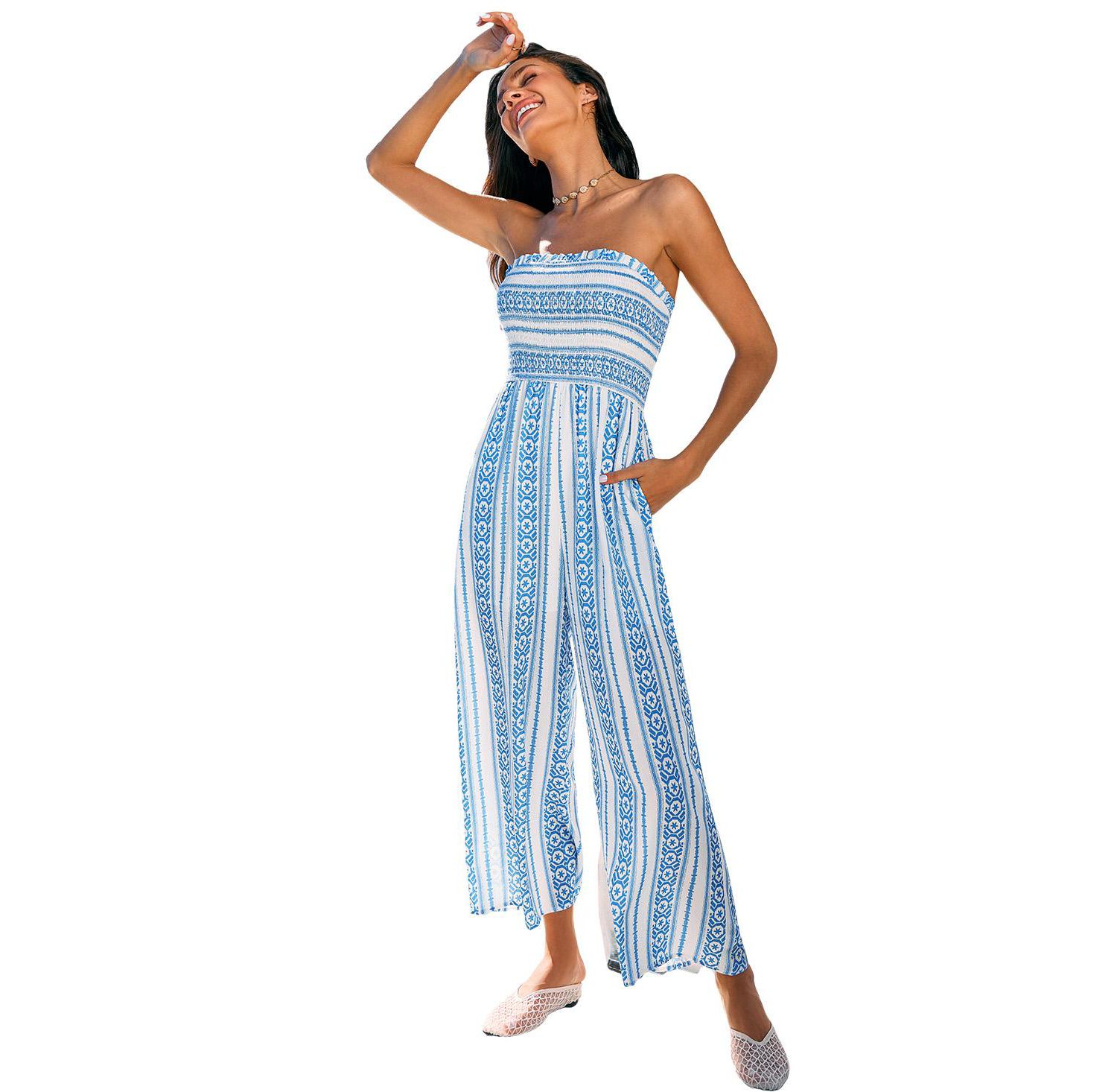 Women's Tulum Tide Floral Jumpsuit