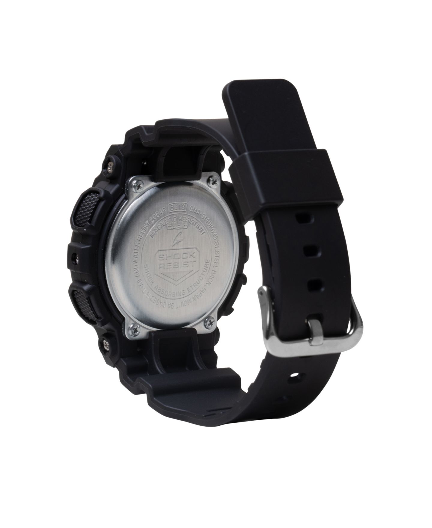 Женские часы G-Shock Analog Digital Black Resin Watch 45.9mm — фото 3