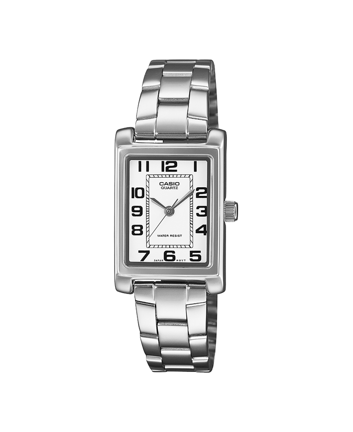 Casio Women's Japanese Quartz Silver-tone Stainless Steel Watch, 21mm