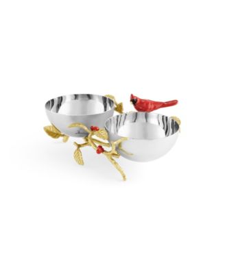 Cardinal Double Bowl