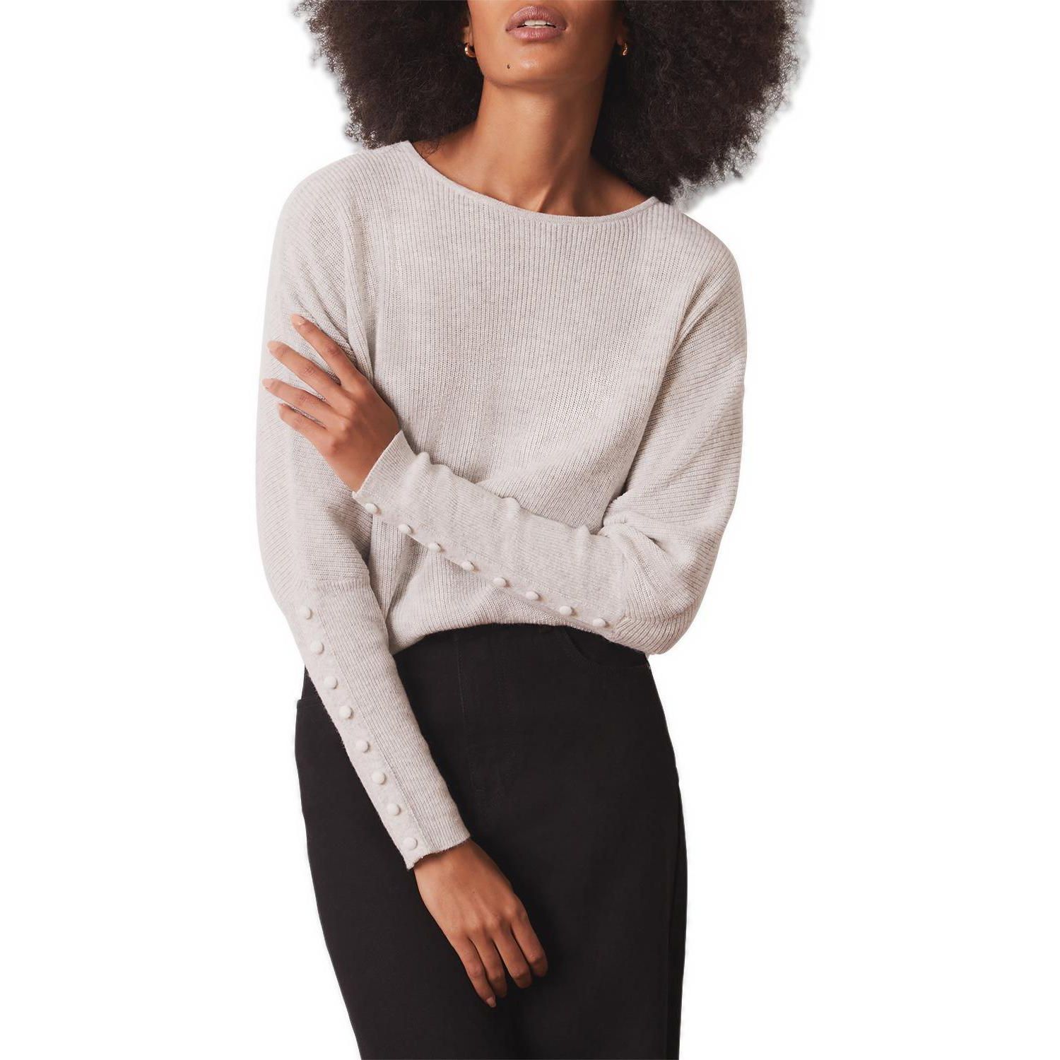 Women's Lace Detail Batwing Jumper