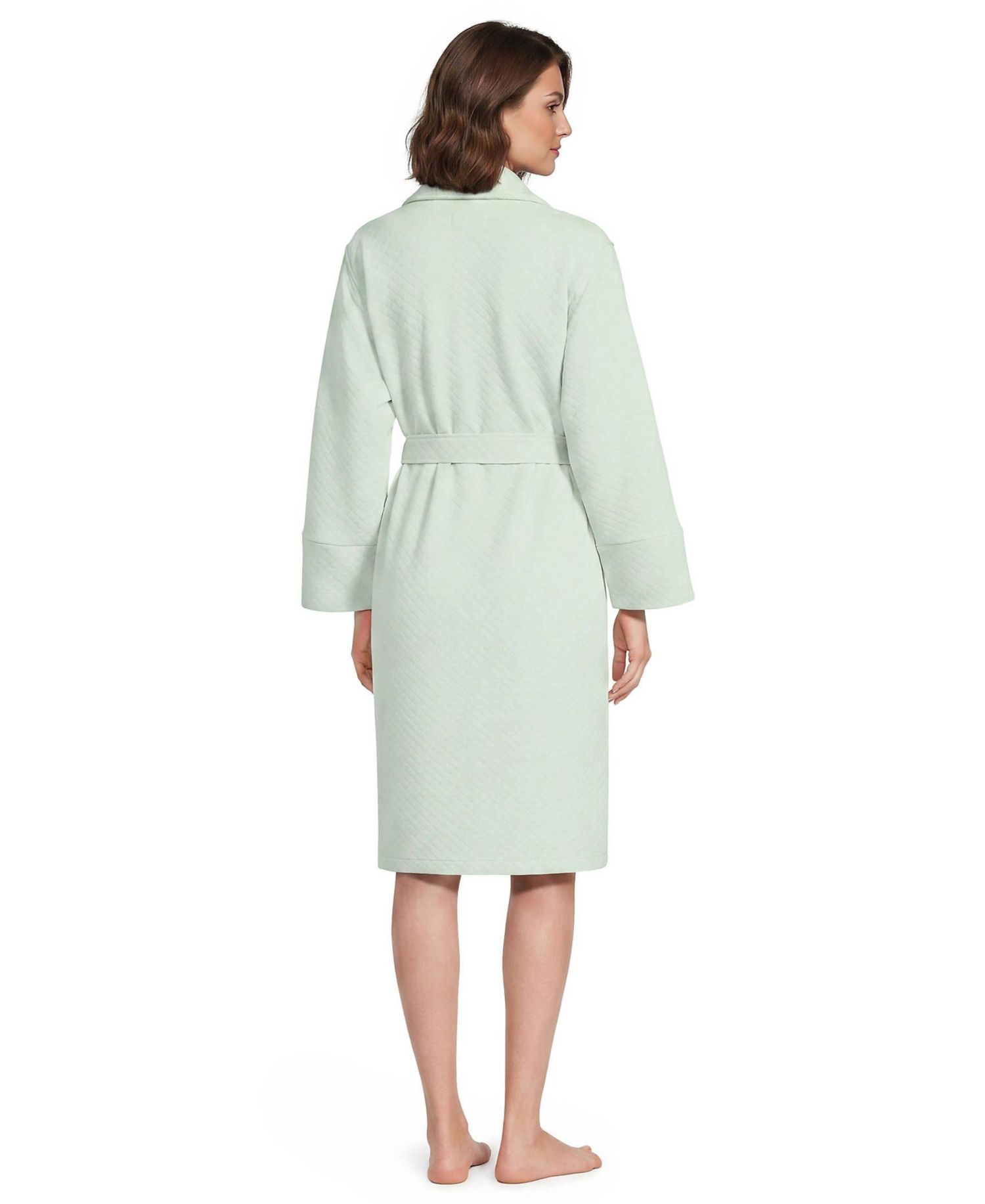 Women's Quilted Knee Length Robe