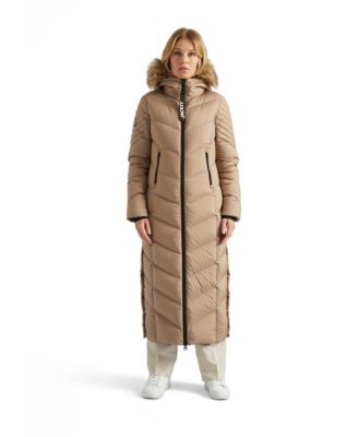 Women's High Neck Maxi Puffer Coat