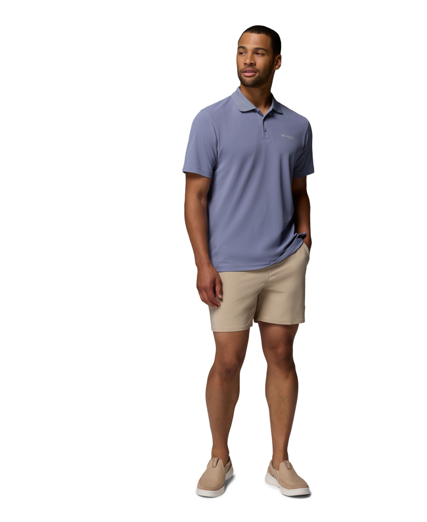 Мужские шорты Columbia Terminal Roamer™ Stretch, цвет: Серо-бежевый — фото 2