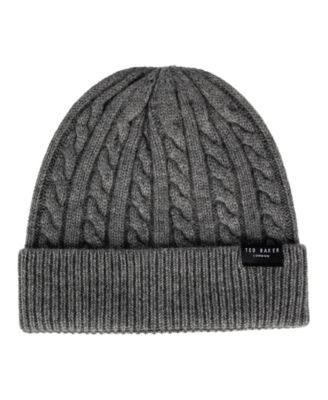 Cable-Knit Wool-Cashmere Blend Beanie