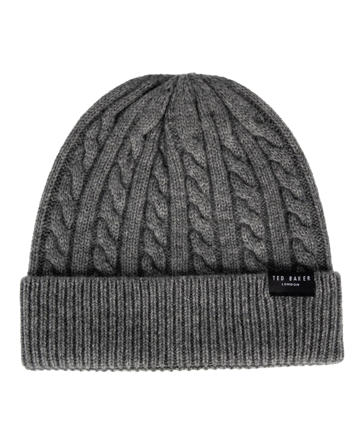 Ted Baker Cable-Knit Wool-Cashmere Blend Beanie
