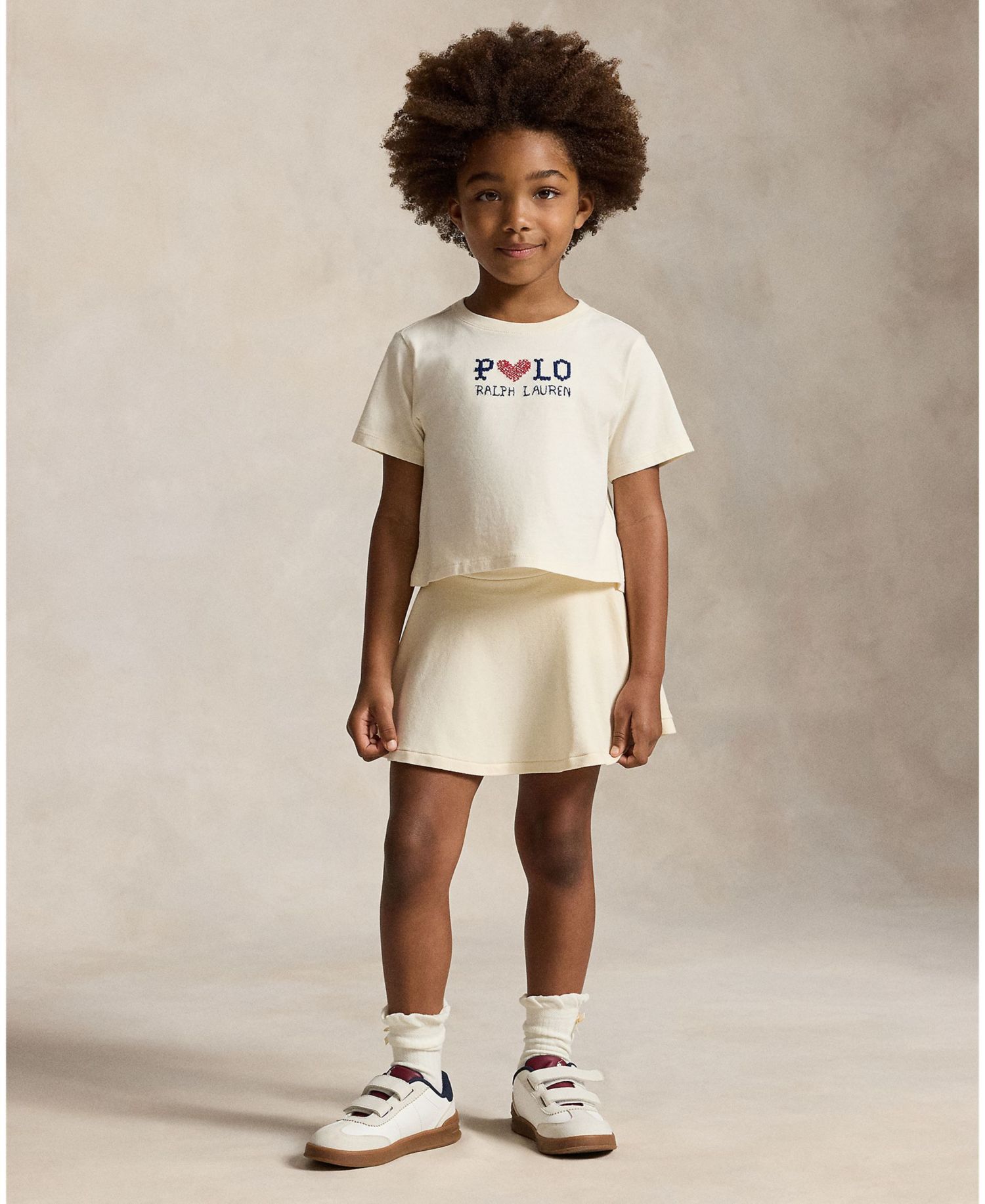 Girls' 2T-6X Logo Cotton Jersey T-Shirt