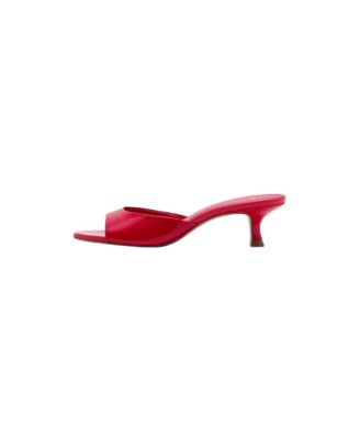 Kitten-Heel Strap Sandals