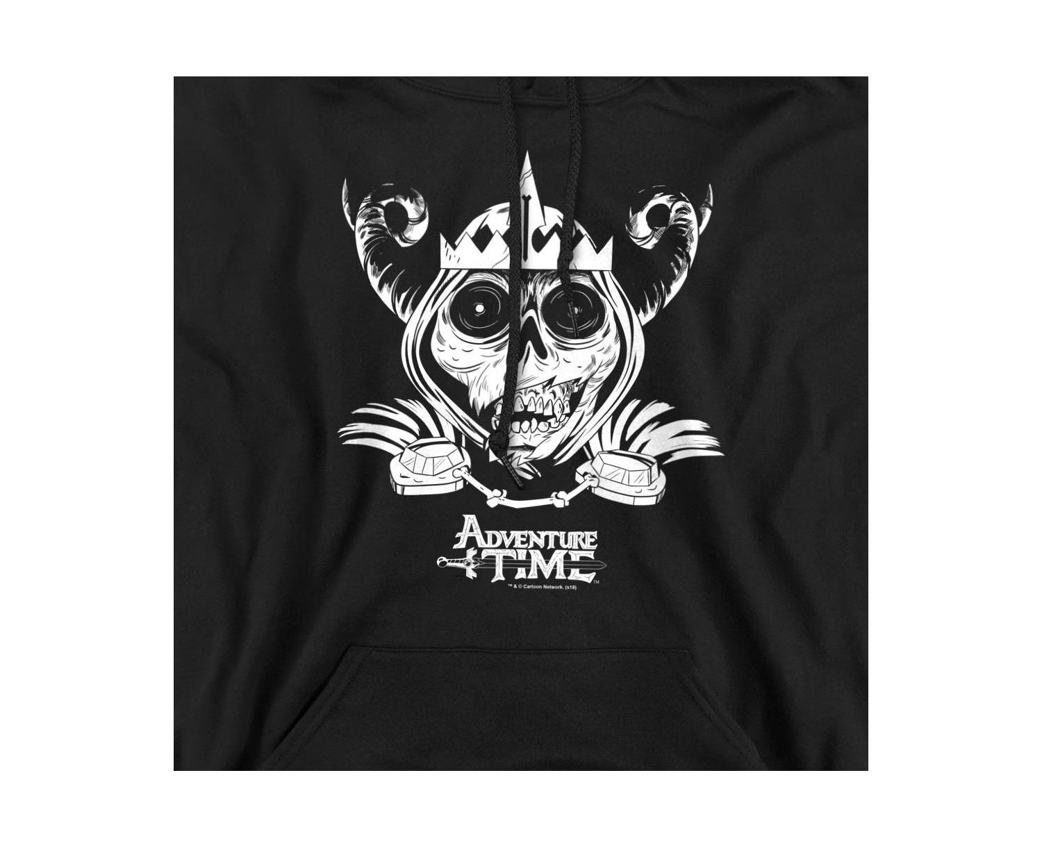 Men's Skull Face Pull-Over Hoodie