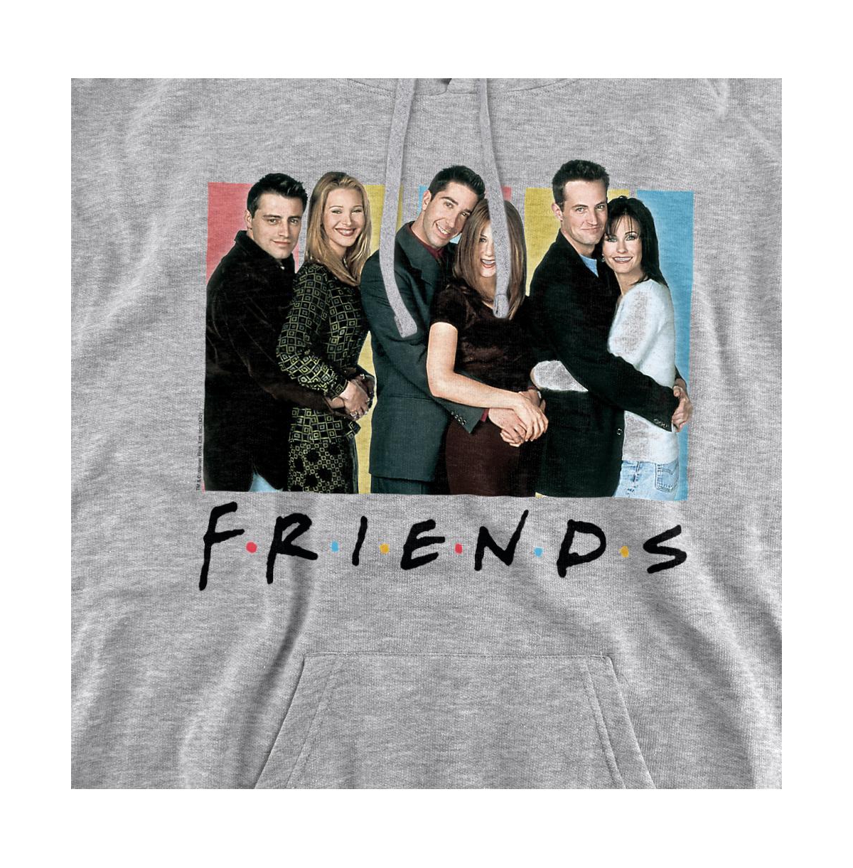 Friends Men's Cast Logo Cotton-Polyester Blend Hoodie