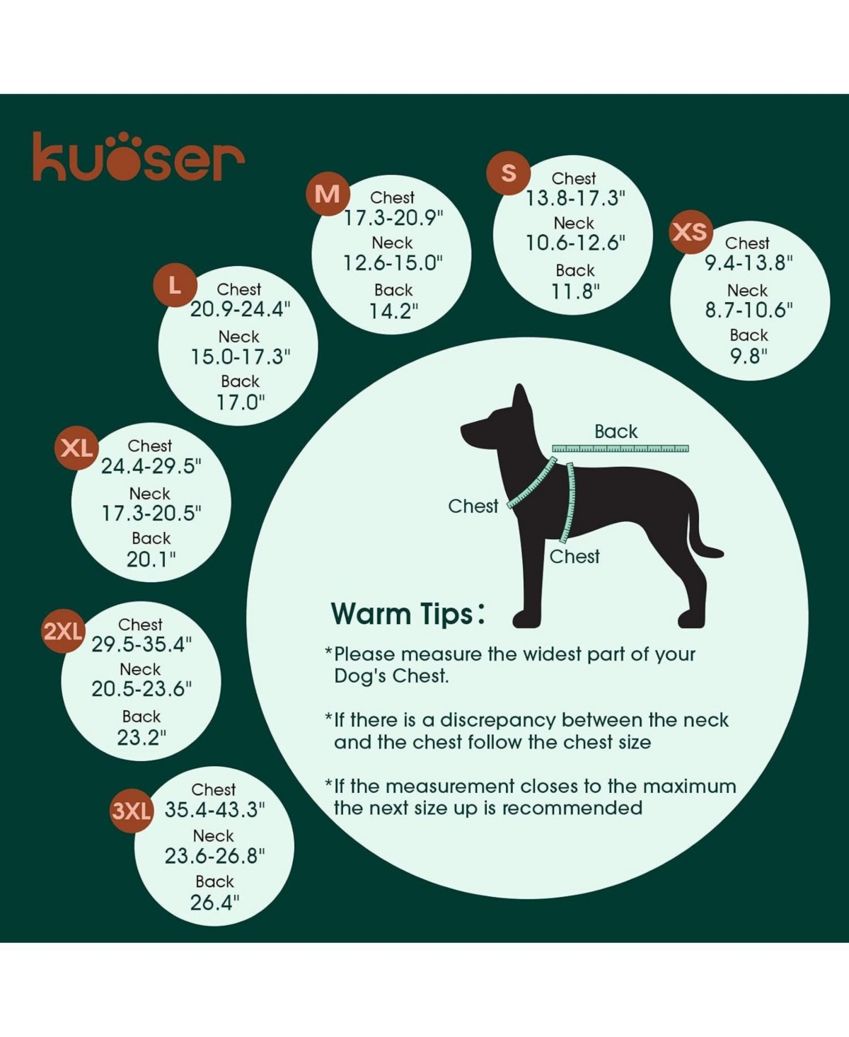 Reversible Waterproof Fleece-Lined Dog Jacket with Leash Access | Cold Weather Coat for Medium Dogs