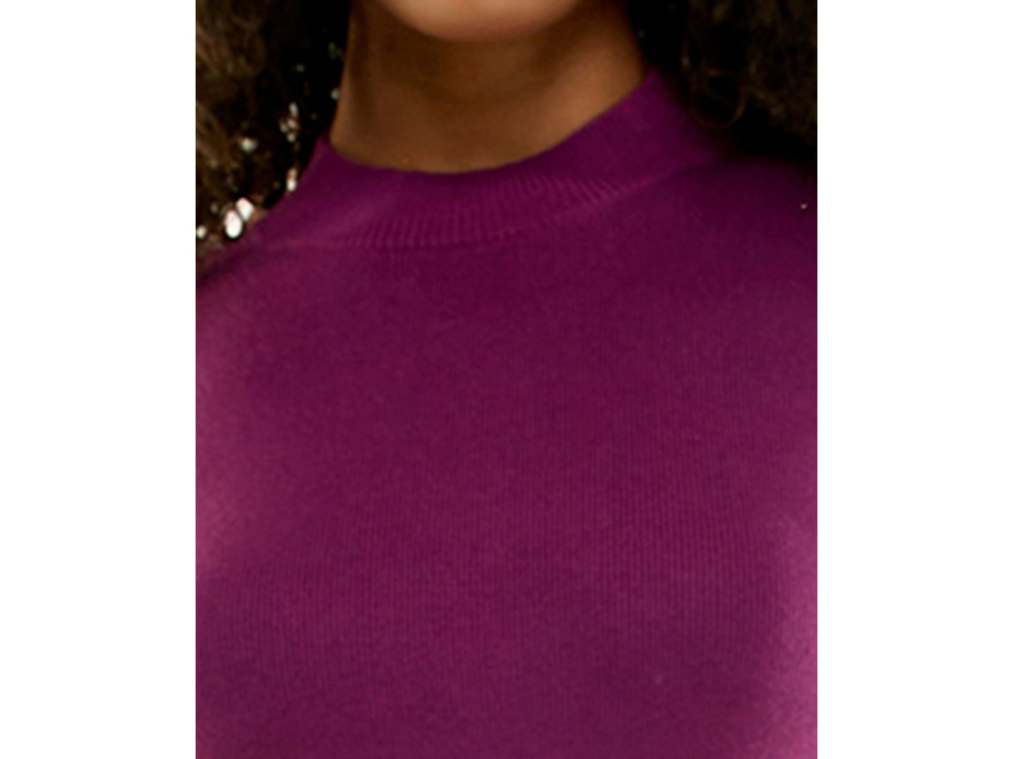 Женское платье INVITEE Juniors' Long-Sleeve Mock-Neck Midi Sweater Dress, цвет: Сливовый — фото 4