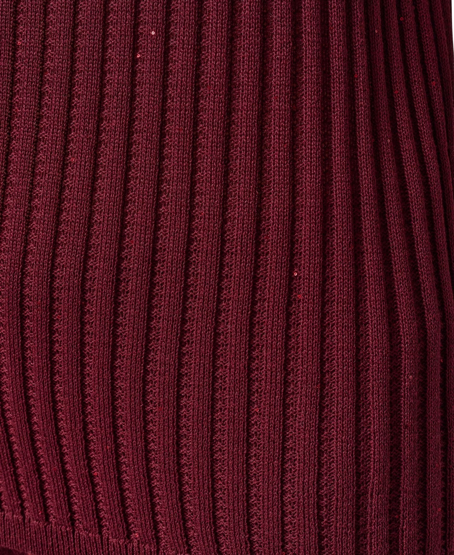 Women's Ribbed-Knit Open-Stitch Scoop Neck Tank Top