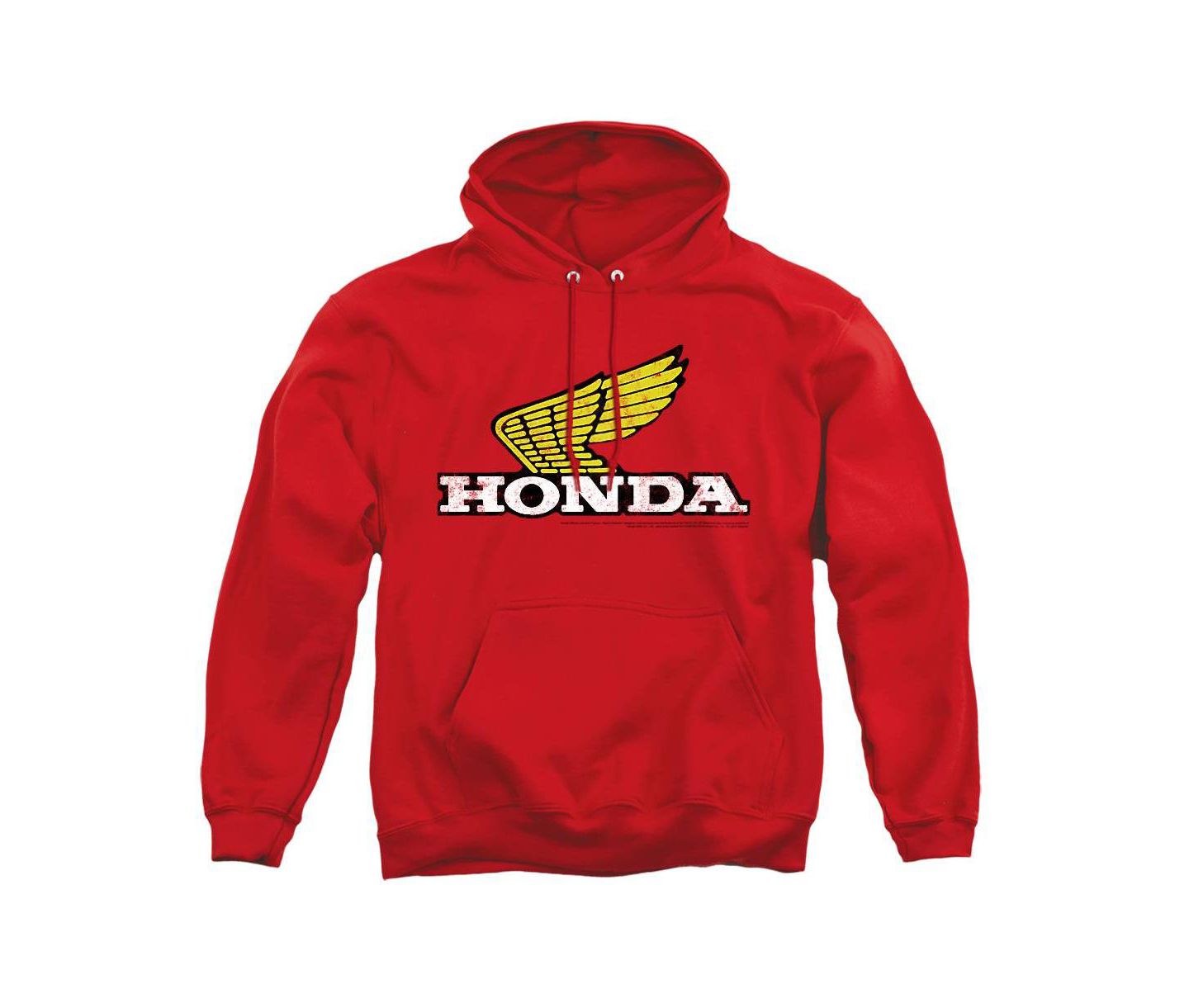 Мужское худи Honda Big & Tall Graphic Wing Logo Pullover, цвет: Красный — фото 1