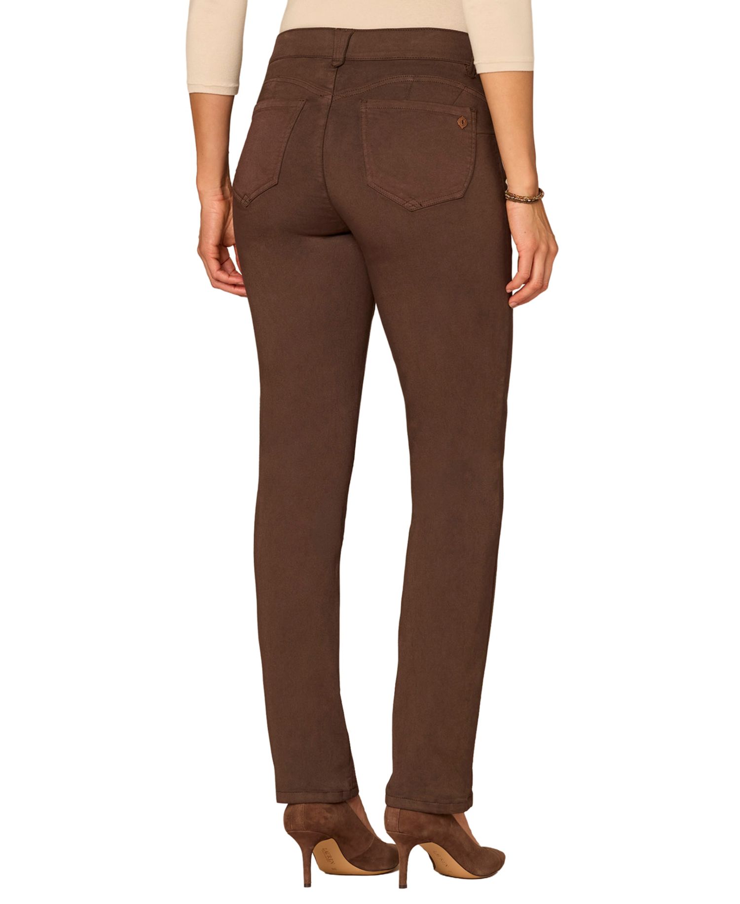 Women's "AB" Solution Straight Leg Jeans