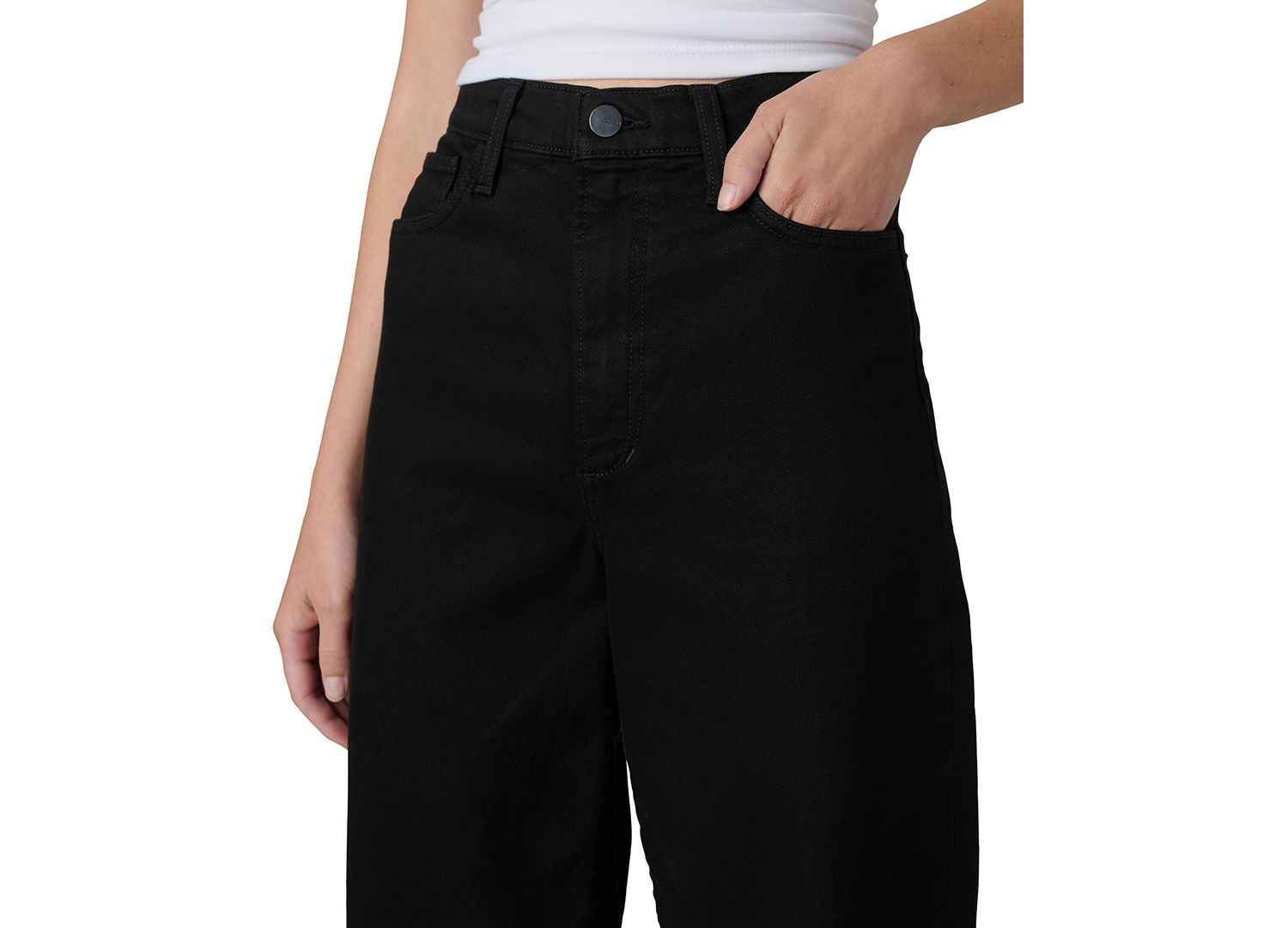 Petite Mia High-Waisted, Wide-Leg Jeans