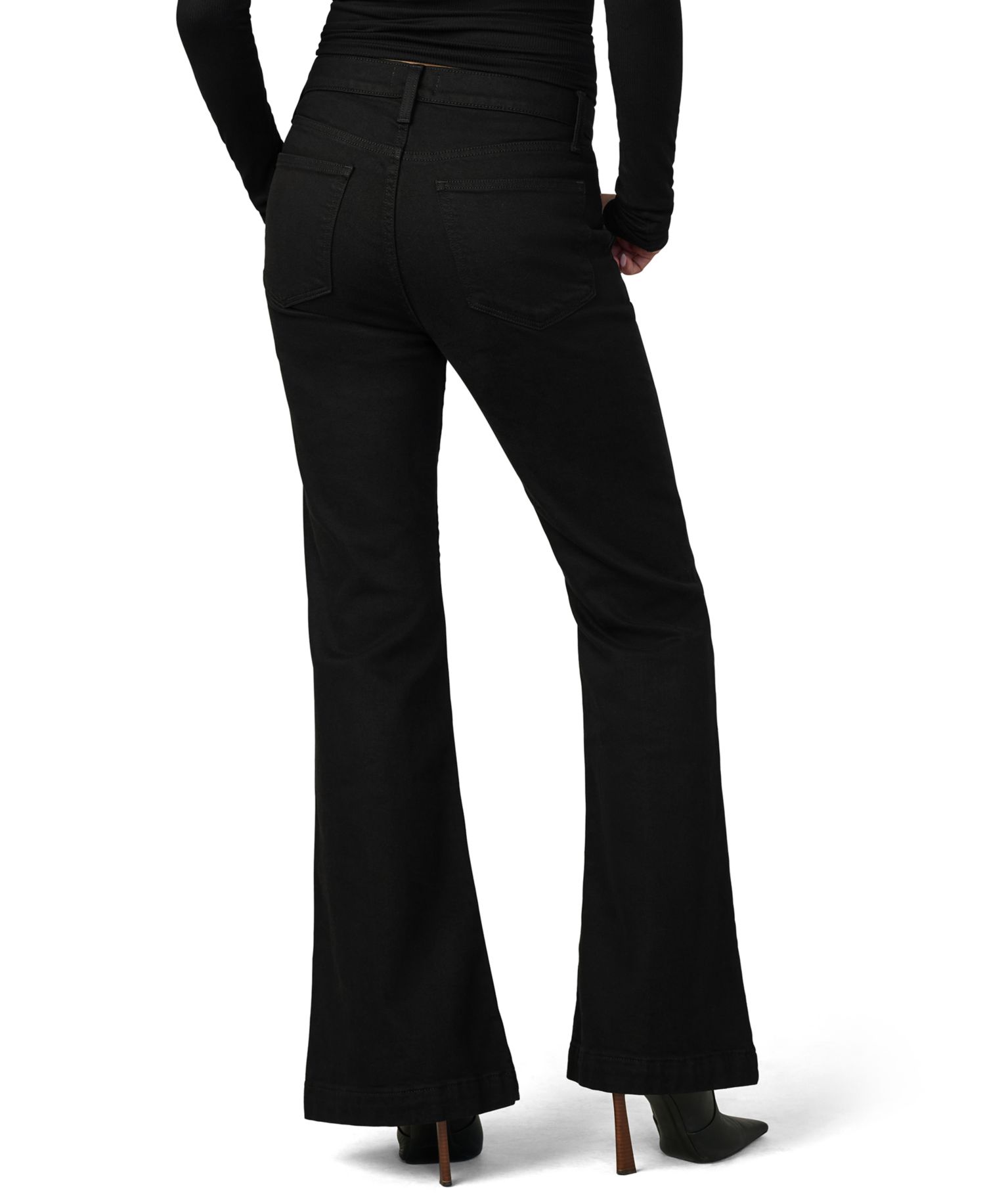 Petite The Molly Wide-Leg High-Waisted Flared Jeans