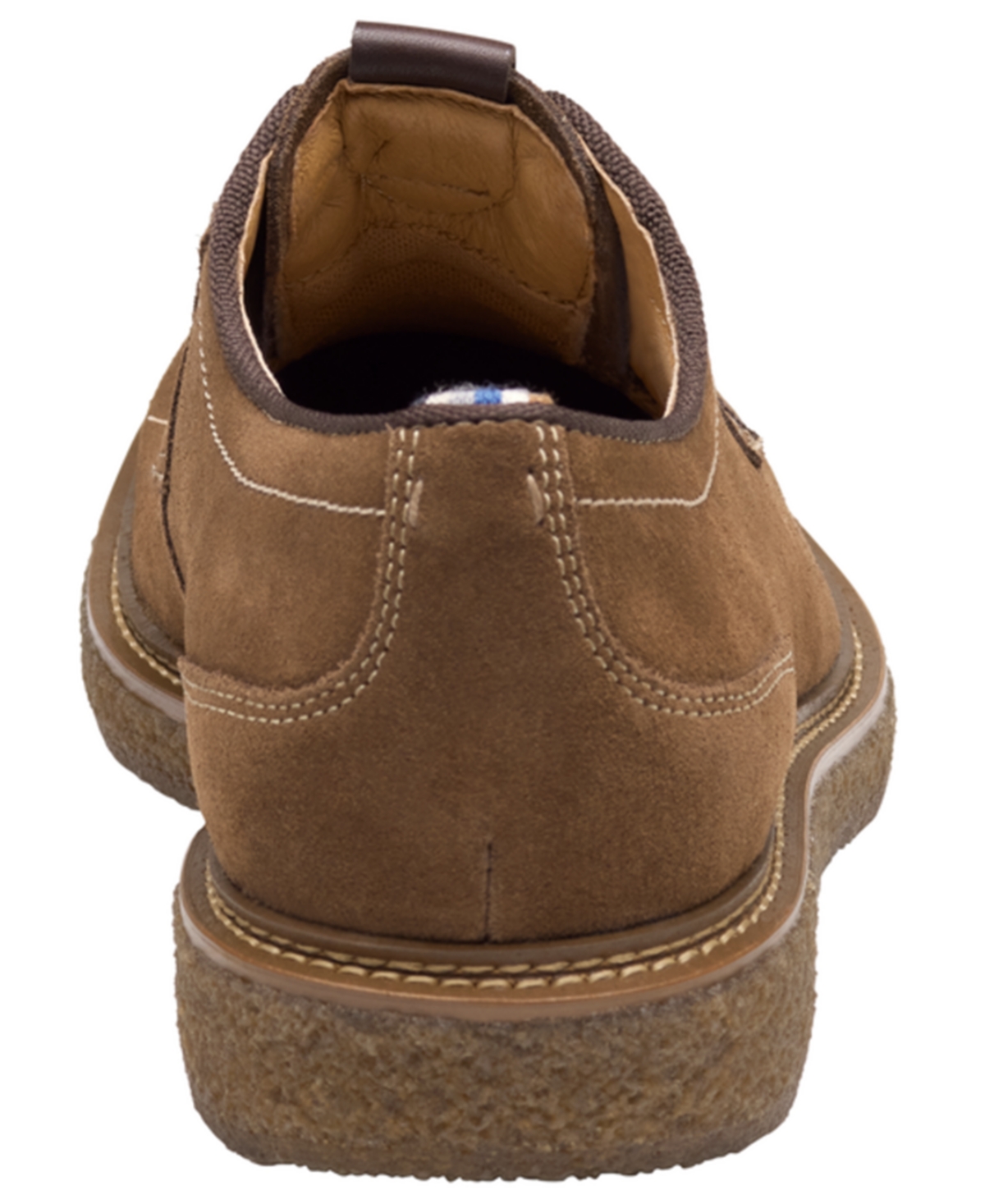 Johnston & Murphy Men's Clint Plain Toe Suede Lace-Up Shoes