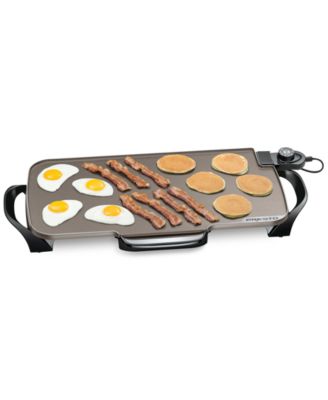 07062 22" Electric Ceramic Griddle w/Removable Handles