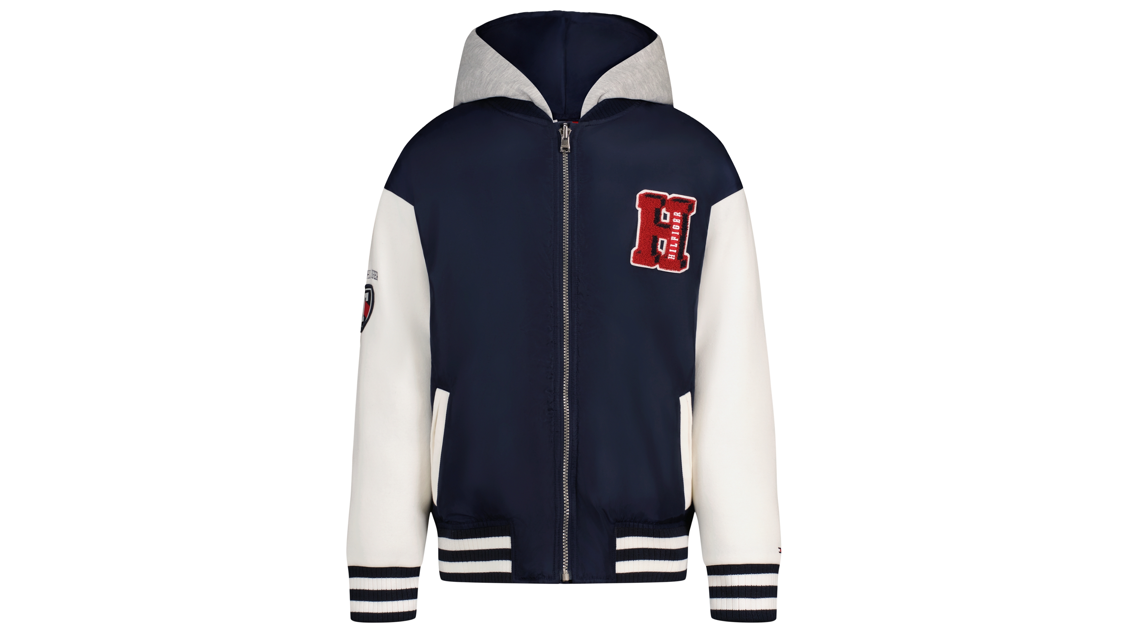 Tommy Hilfiger Boys' 4-20 Hooded Fleece-Lined Bomber Jacket, Created for Macy's