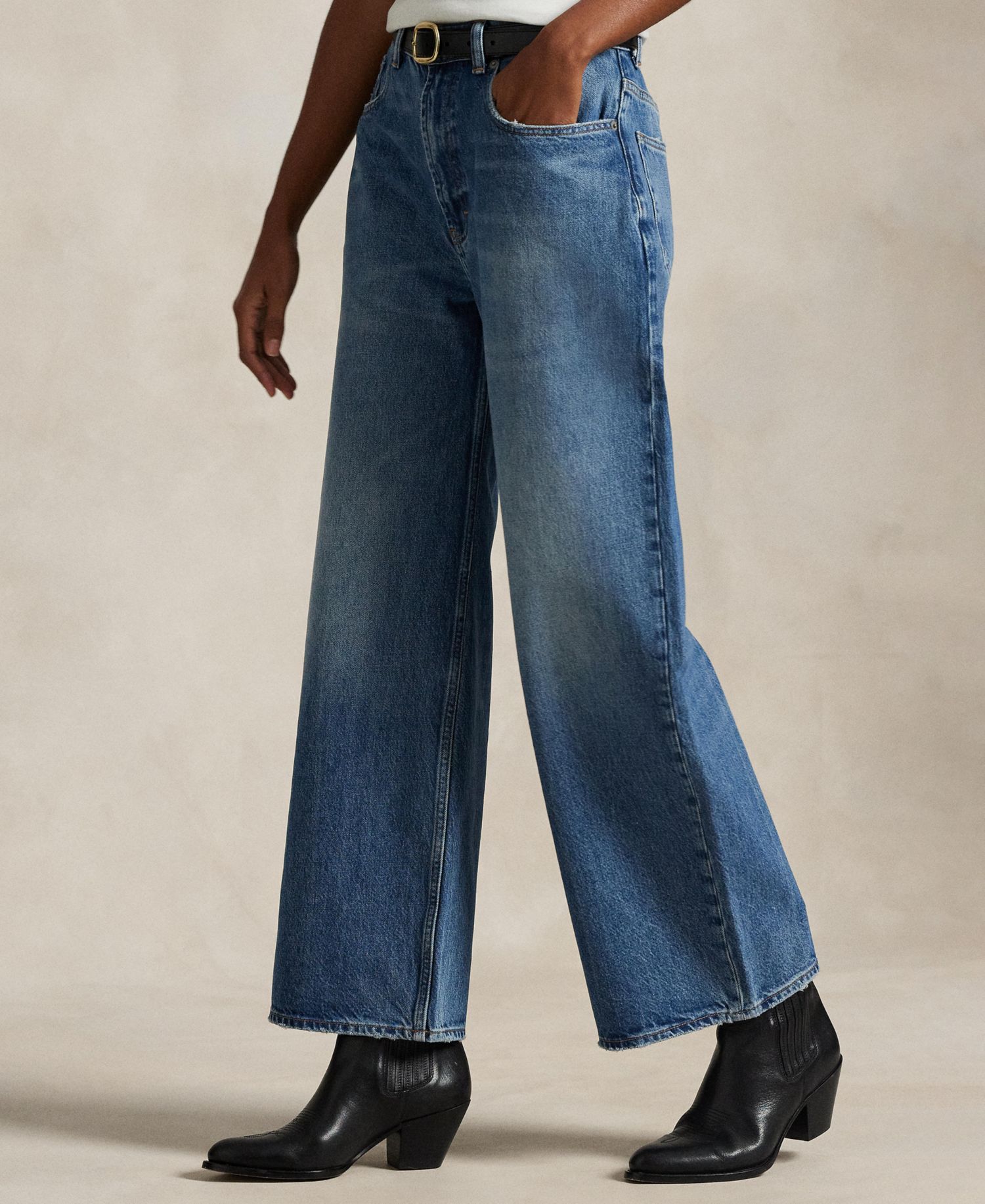 Women's High-Rise Wide-Leg Relaxed Jeans