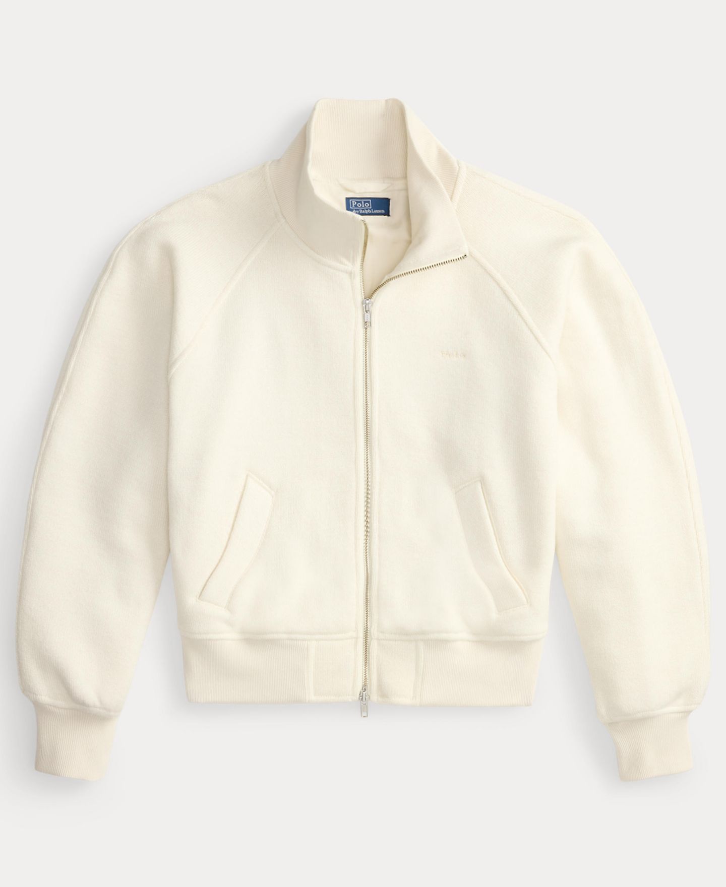 Женская куртка Polo Ralph Lauren Lofty-Knit Wool-Blend Bomber, цвет: Тёплый кремовый — фото 6
