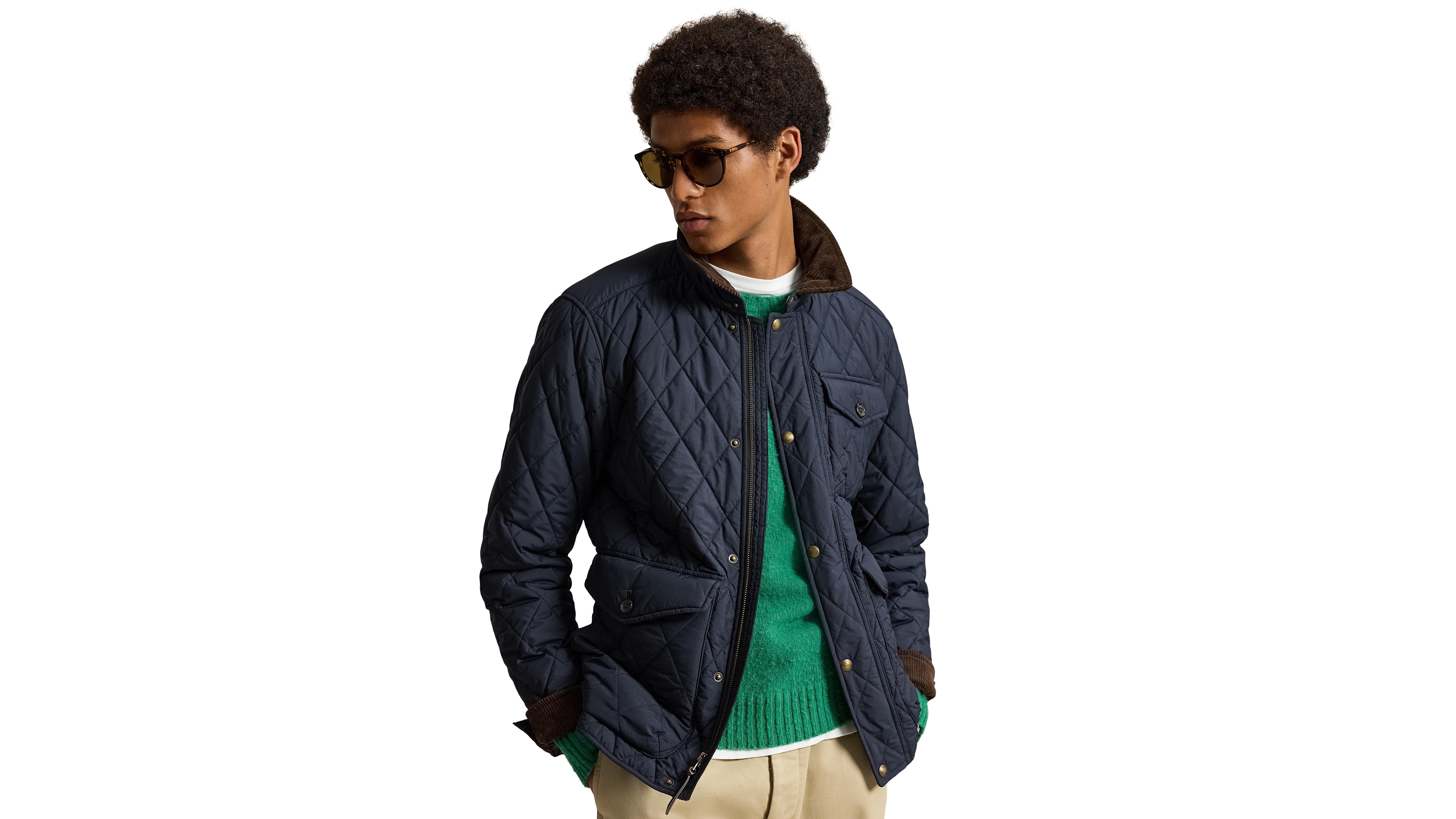 Polo Ralph Lauren Men's Beaton Quilted Water-Repellent Full-Zip Jacket