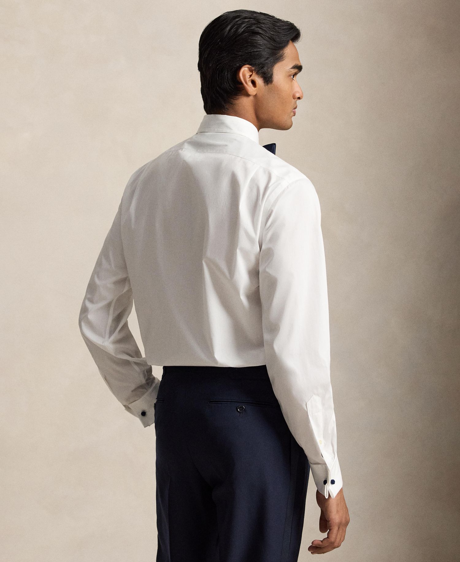 Men's Classic-Fit Poplin Tuxedo Shirt